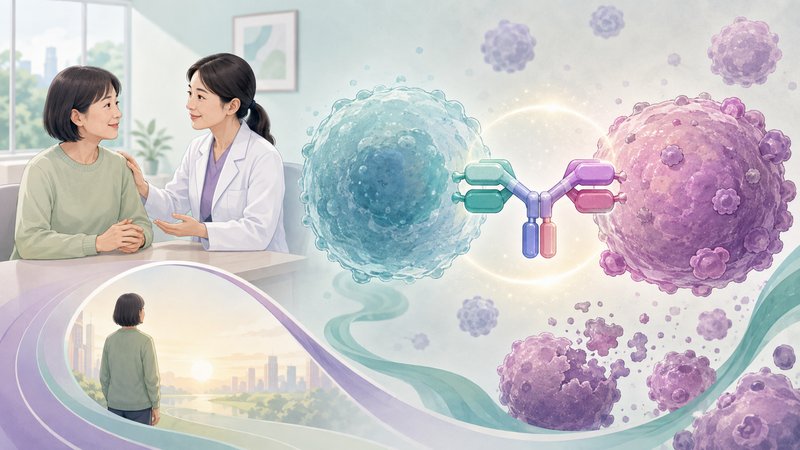 幫濾泡型淋巴瘤治療多爭取一次機會:雙特異性抗體讓復發風險降了近八成