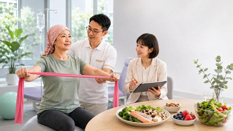 化療前「認真」運動加飲食調整,對乳癌病人真的有差別嗎?一項隨機臨床試驗結果顯著