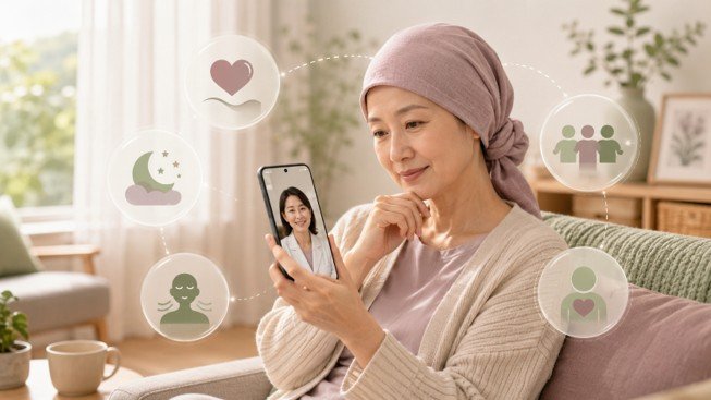 手機也能減輕焦慮?數位工具如何幫助癌症病人的心理狀態